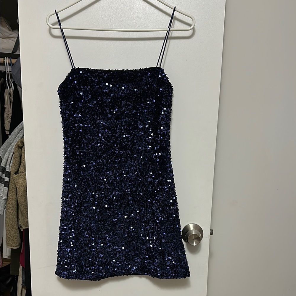 Princess Polly Midnight Blue Sequin Dress